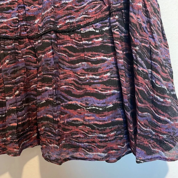 Free People Patterned Mini Skirt - Picture 3 of 4